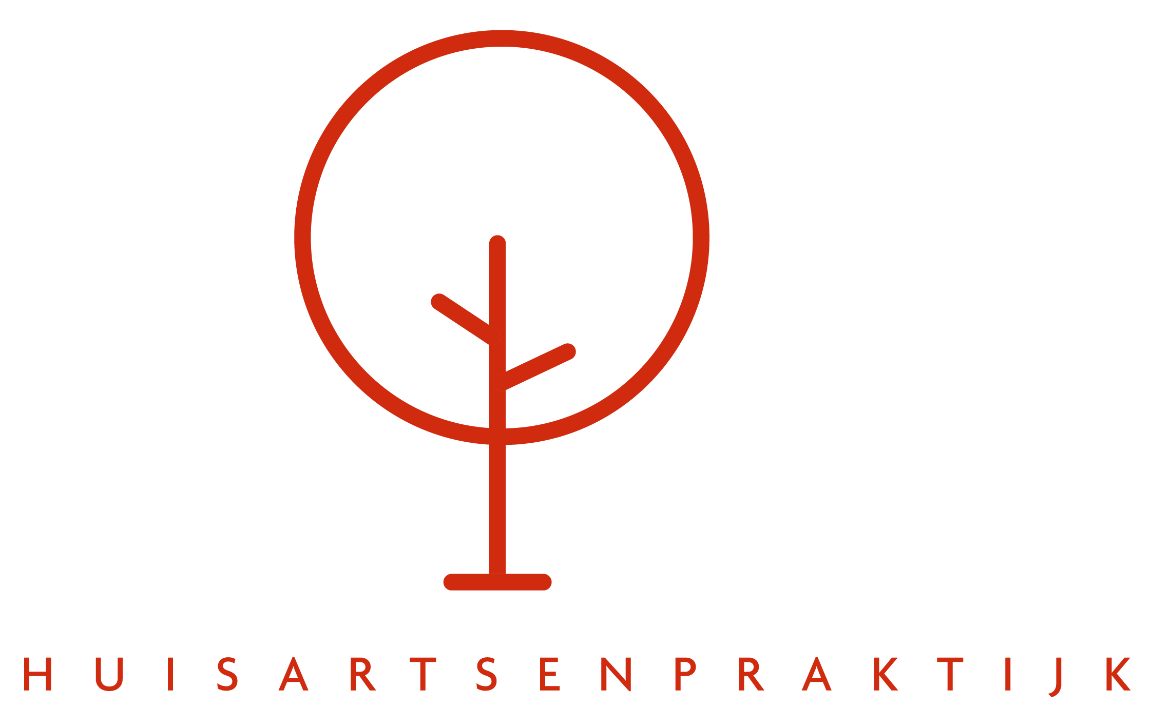 Het Laer logo wit rood